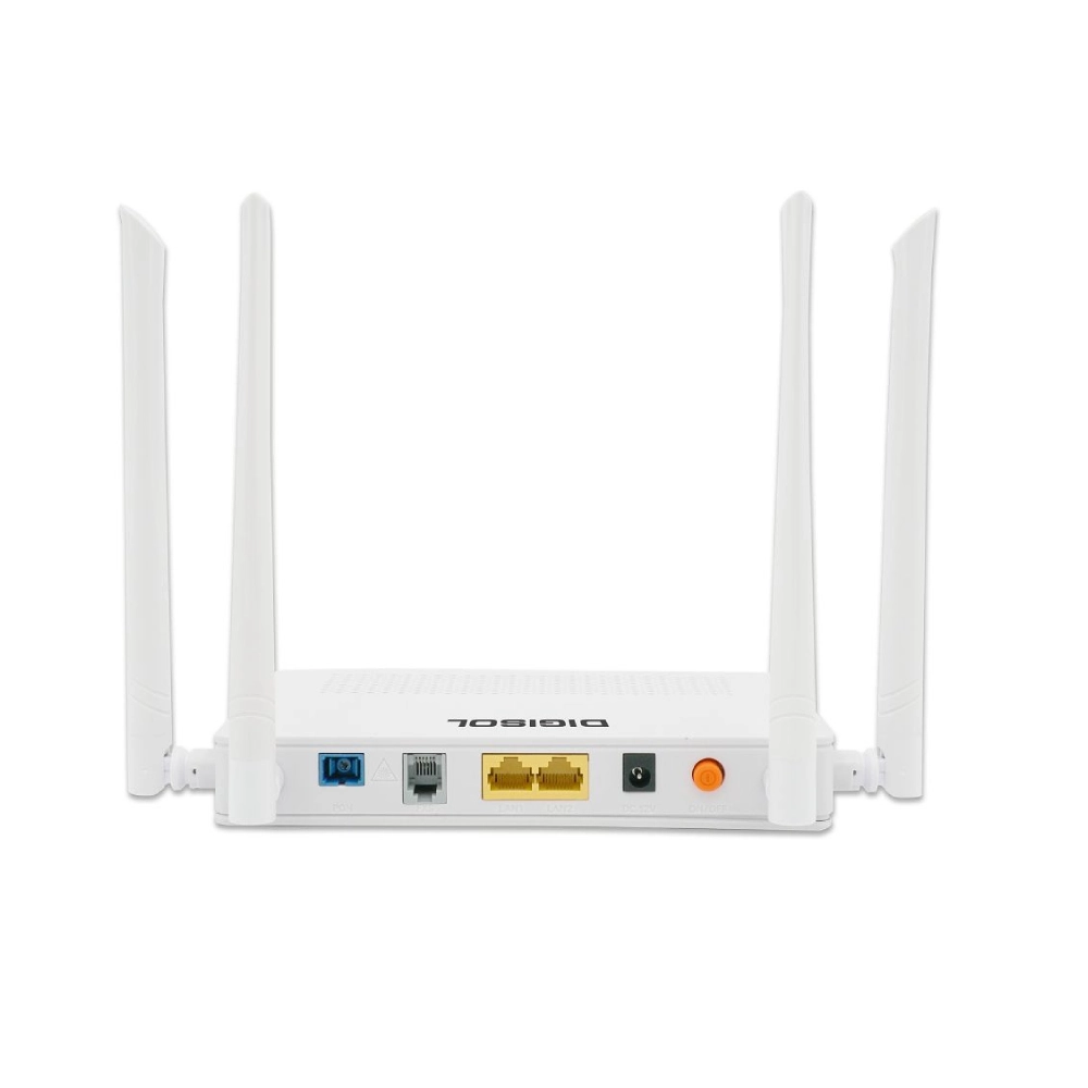 Digisol XPON ONU 1200 Mbps Wi-Fi Router with 1 PON, 2 GE Port, 1 FXS Port (DG-GR6821AC) view 2